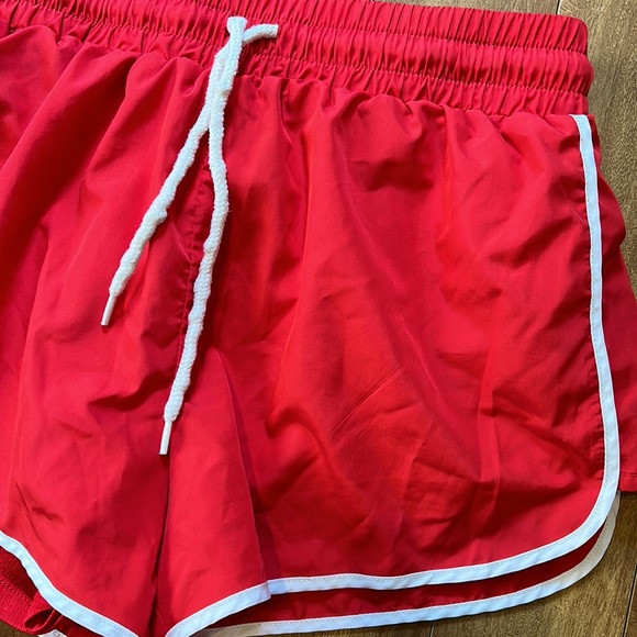 ❤️‍🔥5/20$ 5$💜INFINITE PERFORMANCE💫Women’s Red Performance Sports Shorts - Picture 4 of 6
